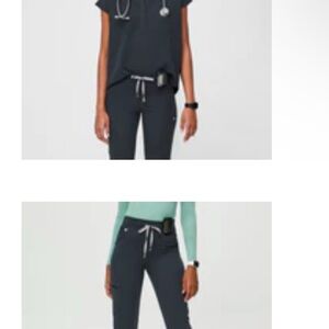 Women's Figs Jogger Scrub Pants Blue Harbor XS